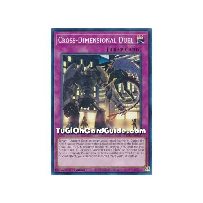 Cross-Dimensional Duel (Common) – Legendary Duelist Season 1 | Carta YUGIOH en México
