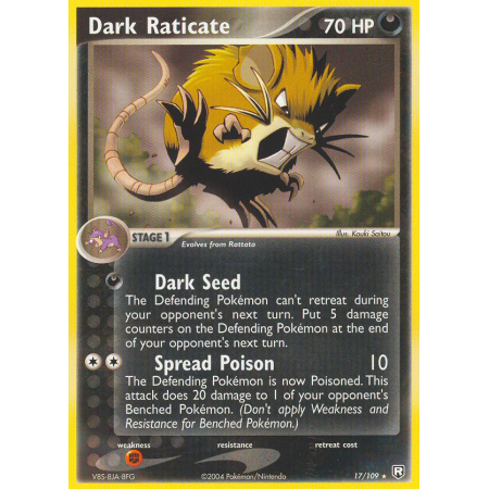 Dark Raticate (Reverse Holo)