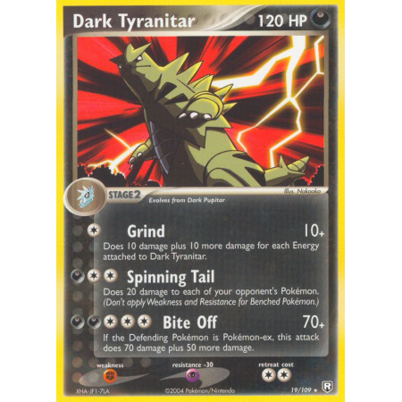 Dark Tyranitar (Reverse Holo)