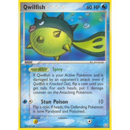Qwilfish (Reverse Holo)