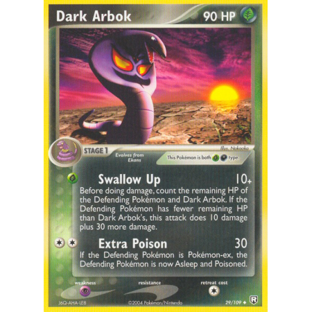 Dark Arbok (Reverse Holo)