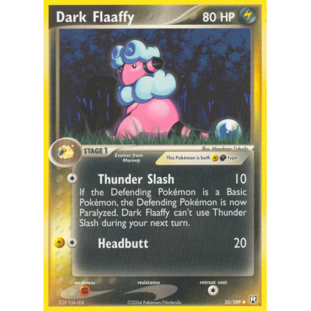 Dark Flaaffy (Reverse Holo)