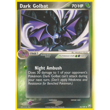 Dark Golbat (Reverse Holo)