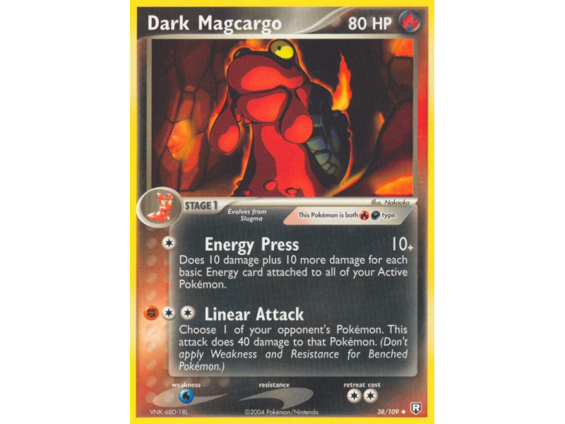 Dark Magcargo (Reverse Holo)