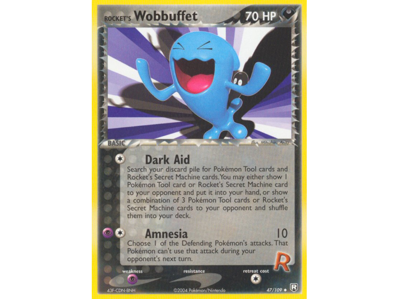 Rocket's Wobbuffet (Reverse Holo)
