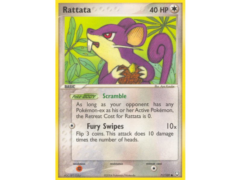 Rattata (Reverse Holo)