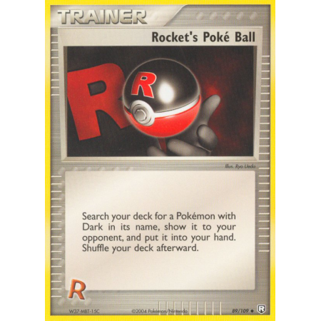 Rocket's Poké Ball (Reverse Holo)