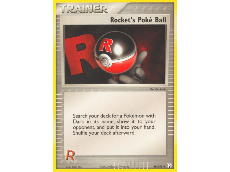 Rocket's Poké Ball (Reverse Holo)