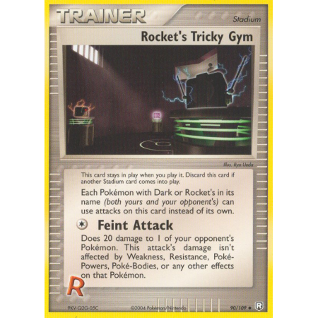 Rocket's Tricky Gym (Reverse Holo)