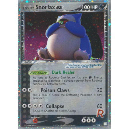 Rocket's Snorlax ex