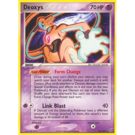 Deoxys (Reverse Holo)