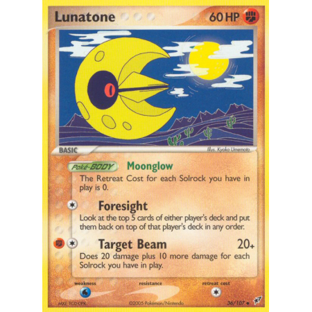 Lunatone (Reverse Holo)