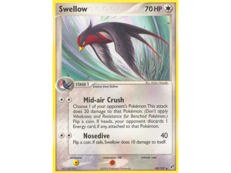 Swellow (Reverse Holo)