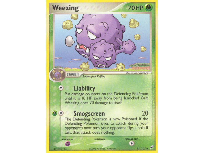 Weezing (Reverse Holo)