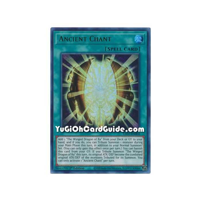 Ancient Chant (Ultra Rare) – Legendary Duelist Rage of Ra | Carta YUGIOH en México