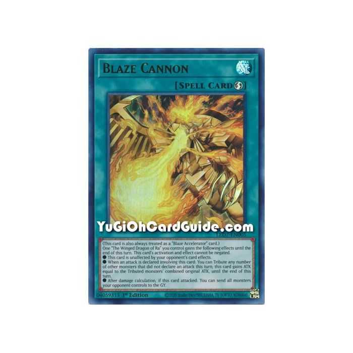 Blaze Cannon (Ultra Rare) – Legendary Duelist Rage of Ra | Carta YUGIOH en México