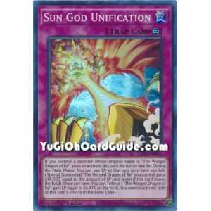 Sun God Unification (Super Rare) – Legendary Duelist Rage of Ra | Carta YUGIOH en México