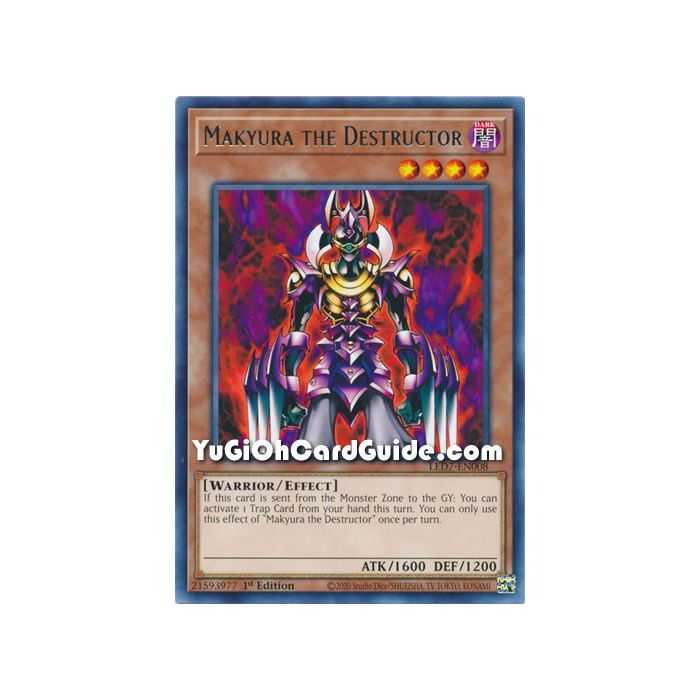 Makyura the Destructor (Rare) – Legendary Duelist Rage of Ra | Carta YUGIOH en México