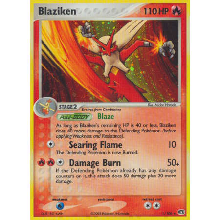 Blaziken (Reverse Holo)