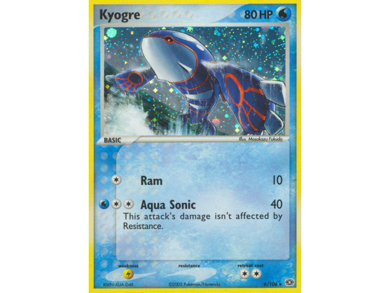 Kyogre (Reverse Holo)