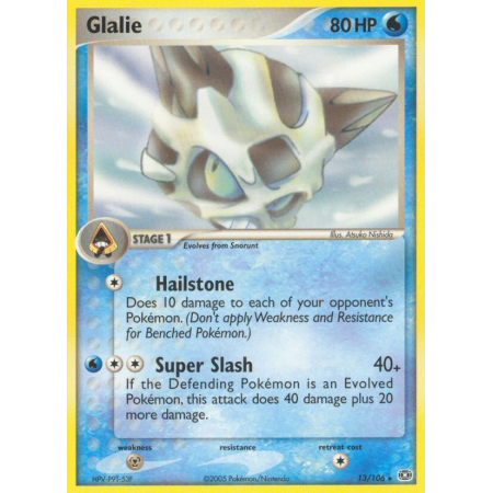 Glalie (Reverse Holo)