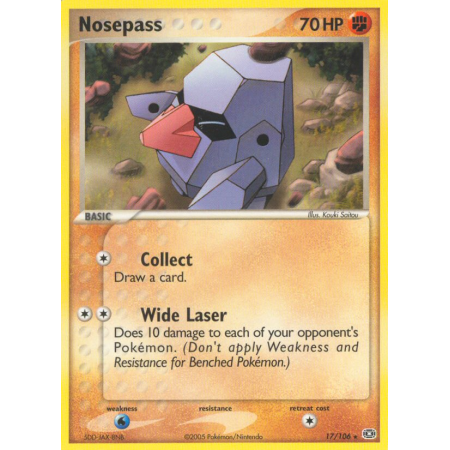 Nosepass (Reverse Holo)