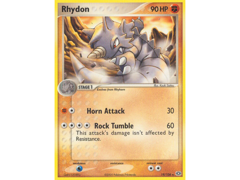 Rhydon (Reverse Holo)