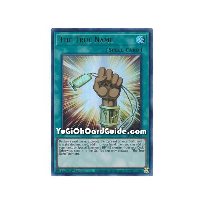 The True Name (Ultra Rare) – Legendary Duelist Rage of Ra | Carta YUGIOH en México