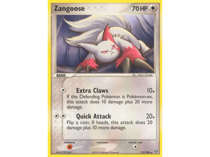Zangoose (Reverse Holo)