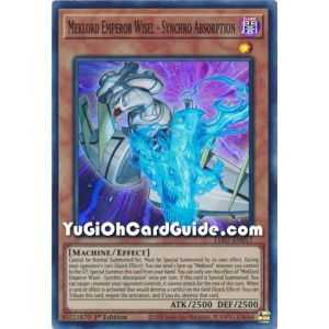 Meklord Emperor Wisel - Synchro Absorption (Super Rare) – Legendary Duelist Rage of Ra | Carta YUGIOH en México