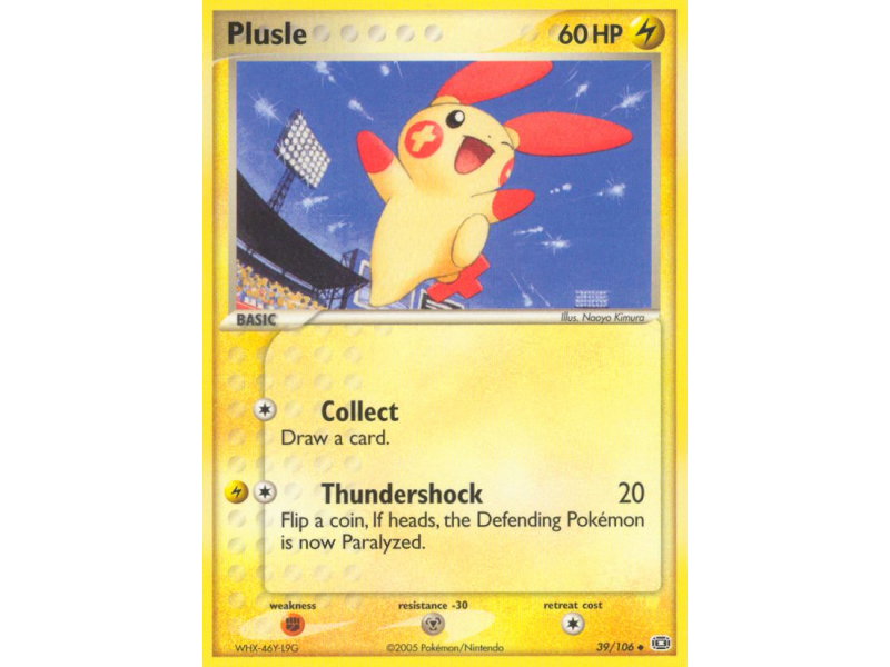 Plusle (Reverse Holo)