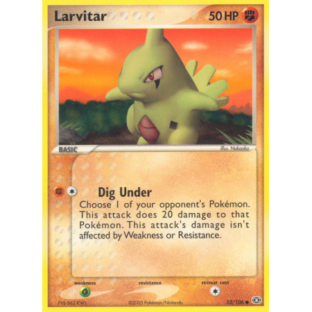 Larvitar (Reverse Holo)