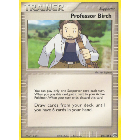 Professor Birch (Reverse Holo)