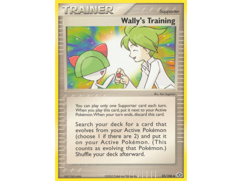 Wally's Training