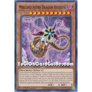 Meklord Astro Dragon Asterisk (Common) – Legendary Duelist Rage of Ra | Carta YUGIOH en México