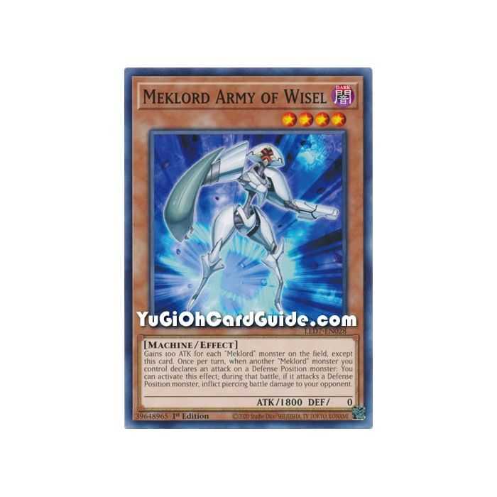 Meklord Army of Wisel (Common) – Legendary Duelist Rage of Ra | Carta YUGIOH en México