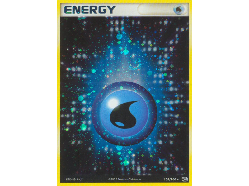 Water Energy (Reverse Holo)