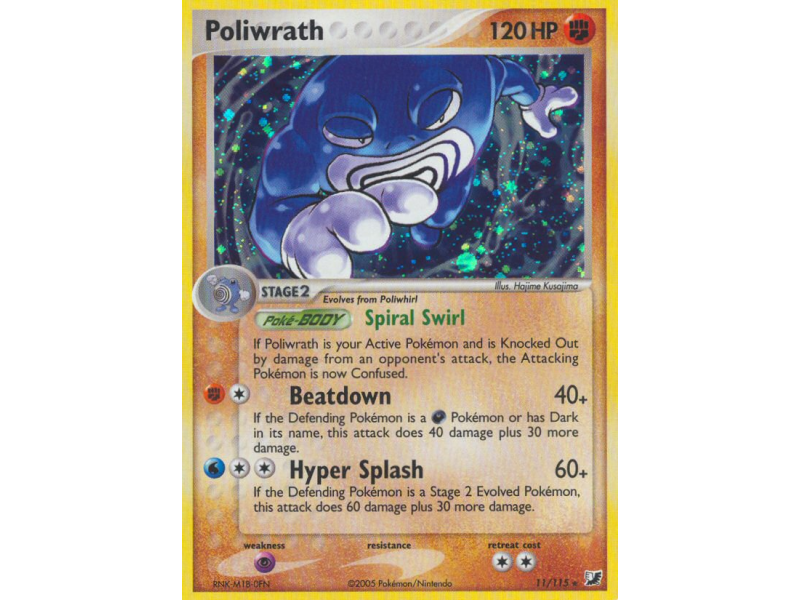 Poliwrath (Reverse Holo)