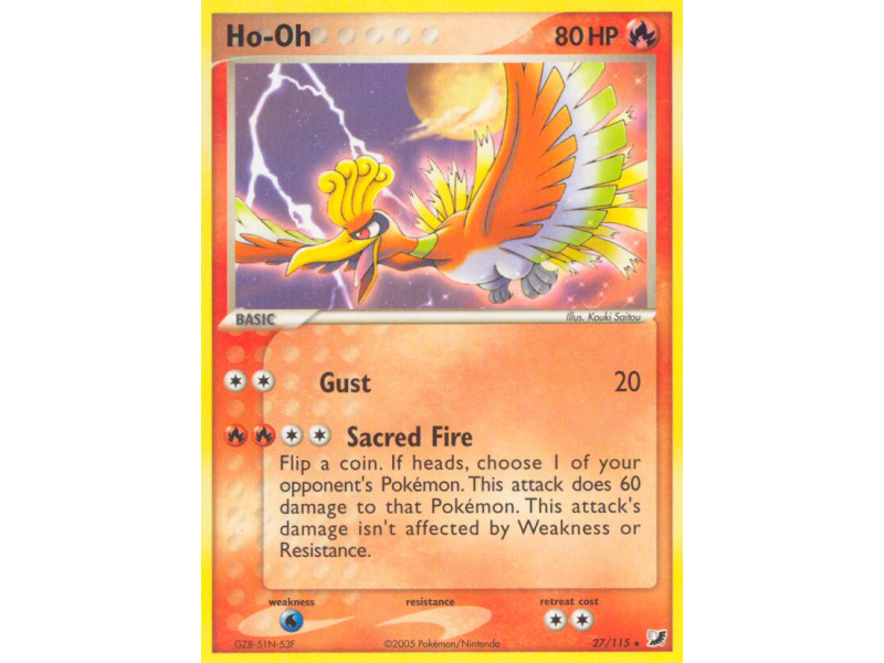 Ho-Oh (Reverse Holo)