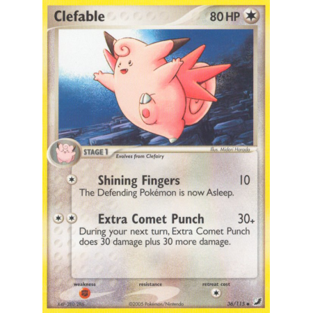 Clefable (Reverse Holo)