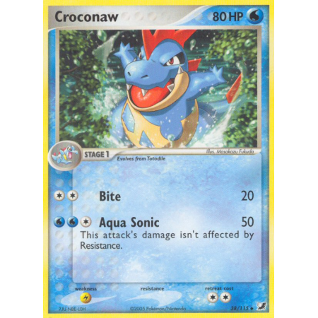 Croconaw (Reverse Holo)