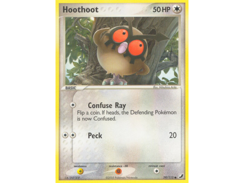 Hoothoot (Reverse Holo)