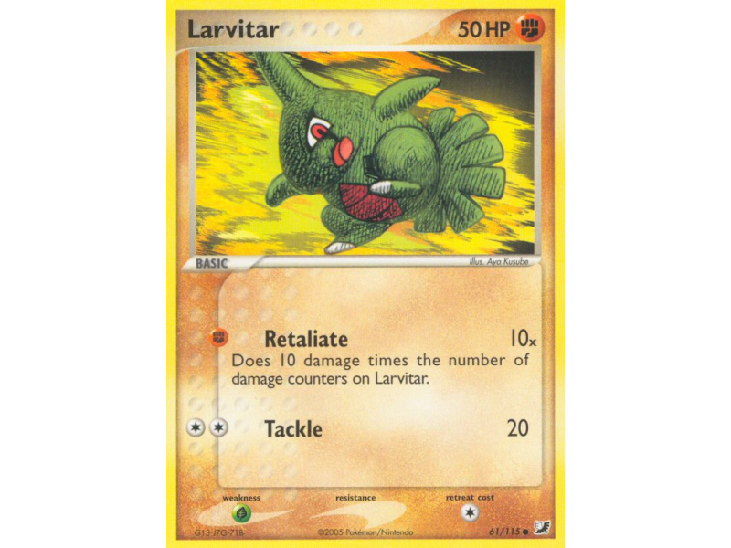 Larvitar (Reverse Holo)