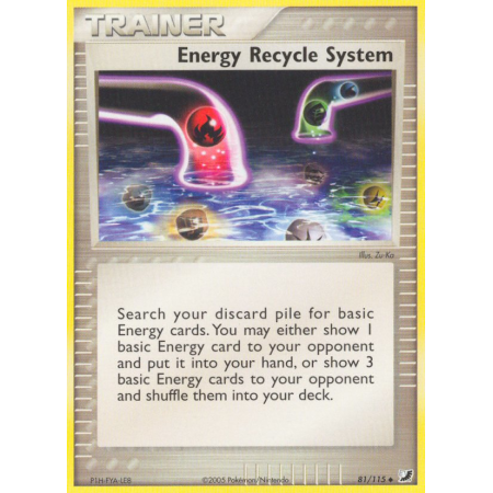 Energy Recycle System (Reverse Holo)