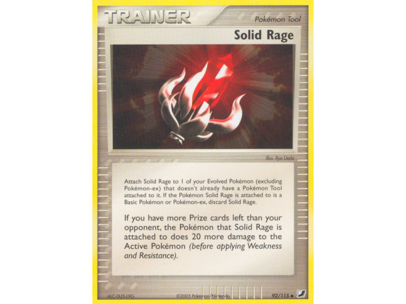 Solid Rage (Reverse Holo)