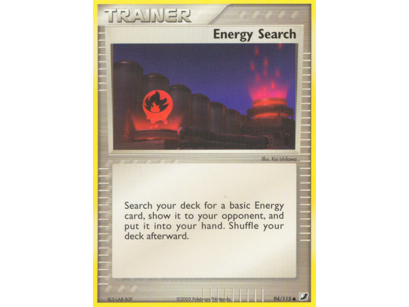 Energy Search (Reverse Holo)