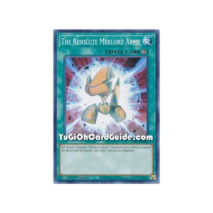 The Resolute Meklord Army (Common) – Legendary Duelist Rage of Ra | Carta YUGIOH en México