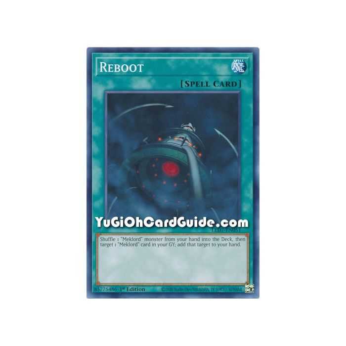 Reboot (Common) – Legendary Duelist Rage of Ra | Carta YUGIOH en México