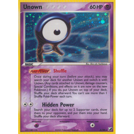 Unown (Reverse Holo)