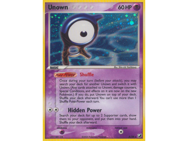 Unown (Reverse Holo)